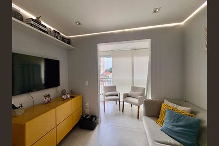 Sala de Estar de apartamento à venda com 2 quartos, 60m² em Vila Pereira Barreto, São Paulo