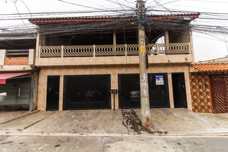 Casa para alugar com 50m², 1 quarto e sem vagaFachada + Placa