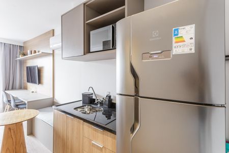 Studio à venda com 25m², 1 quarto e sem vagaCozinha