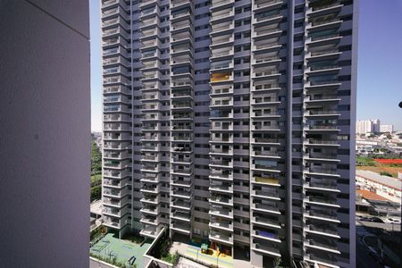 Apartamento para alugar com 29m², 1 quarto e sem vagaVista da Sala/Cozinha e Área de Serviço