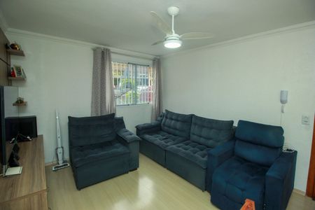 Sala de apartamento à venda com 2 quartos, 55m² em Jardim Alvorada, Santo André