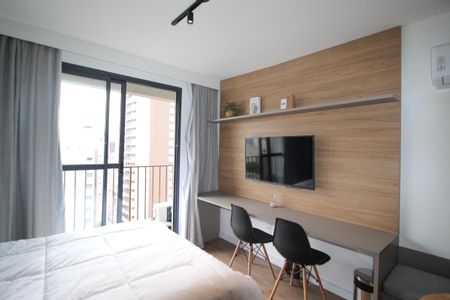 Studio à venda com 25m², 1 quarto e 1 vagaSuíte 