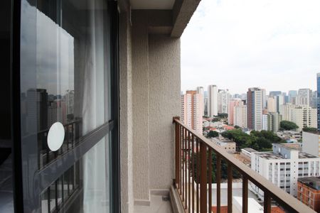Studio à venda com 25m², 1 quarto e 1 vagaVaranda