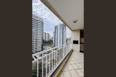 Varanda da Sala de apartamento para alugar com 2 quartos, 82m² em Vila Invernada, São Paulo