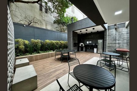 Studio para alugar com 26m², 1 quarto e sem vagaChurrasqueira