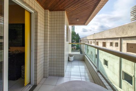 Sacada  de apartamento para alugar com 1 quarto, 77m² em Vila Tupi, Praia Grande