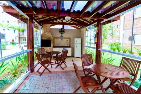 Apartamento à venda com 56m², 2 quartos e 1 vagaChurrasqueira