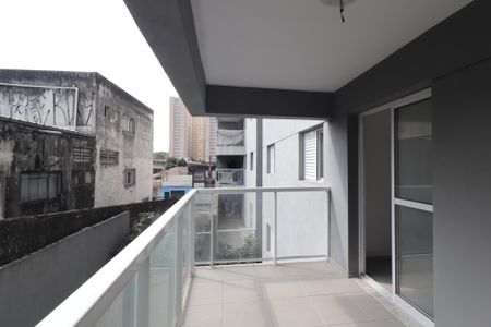 Varanda da Sala de apartamento para alugar com 2 quartos, 47m² em Itaquera, São Paulo