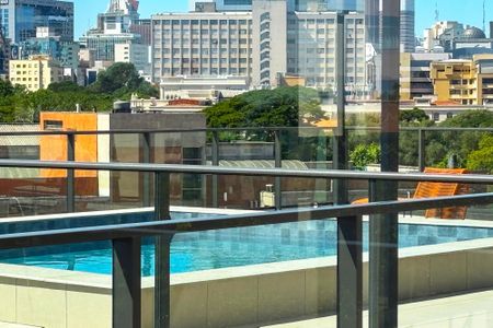 Studio à venda com 27m², 1 quarto e sem vagapiscina aberta