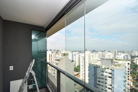 Studio à venda com 27m², 1 quarto e sem vagavaranda Sala