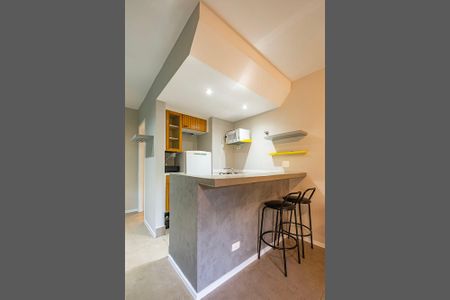 Sala/Cozinha de apartamento para alugar com 1 quarto, 50m² em Jardim Paulista, São Paulo