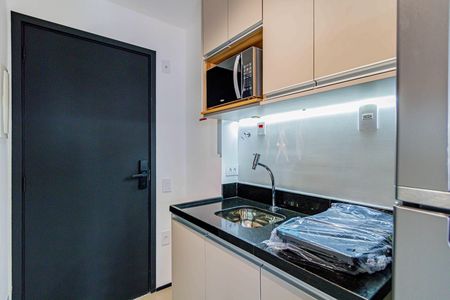 Studio para alugar com 32m², 1 quarto e sem vaga Studio para alugar com 32m², 1 quarto e sem vagaCozinha