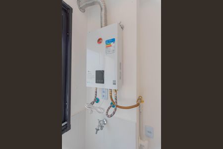 Apartamento para alugar com 43m², 1 quarto e 1 vagaAquecedor