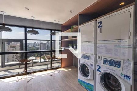 Área comum - Lavanderia de apartamento para alugar com 1 quarto, 29m² em Indianópolis, São Paulo