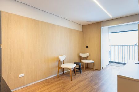 Sala de apartamento para alugar com 1 quarto, 29m² em Indianópolis, São Paulo