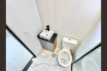 Banheiro de kitnet/studio para alugar com 1 quarto, 34m² em Imirim, São Paulo