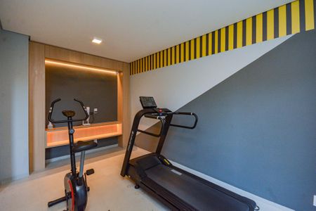 Apartamento para alugar com 36m², 2 quartos e sem vaga Apartamento para alugar com 36m², 2 quartos e sem vagaÁrea comum - Academia