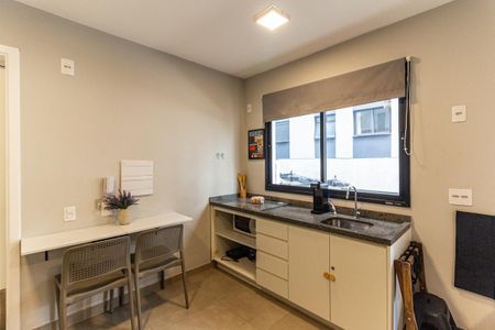 Studio à venda com 26m², 1 quarto e sem vaga Studio à venda com 26m², 1 quarto e sem vagaCozinha