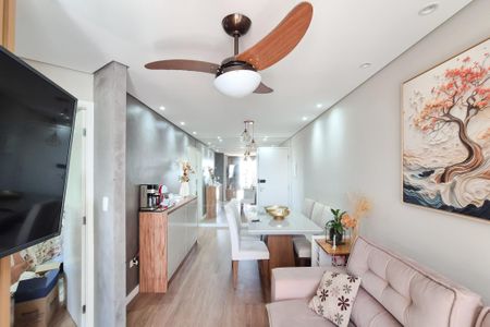 Sala de apartamento para alugar com 2 quartos, 52m² em Baeta Neves, São Bernardo do Campo