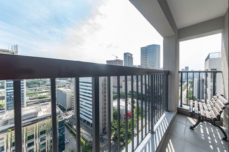 Studio à venda com 24m², 1 quarto e sem vagaVaranda