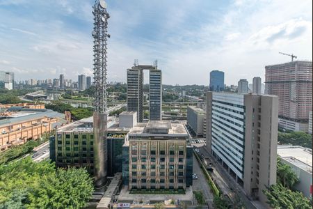 Varanda - Vista de kitnet/studio à venda com 1 quarto, 24m² em Vila Cordeiro, São Paulo
