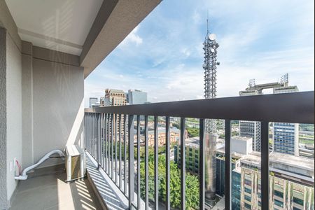 Varanda de kitnet/studio à venda com 1 quarto, 24m² em Vila Cordeiro, São Paulo