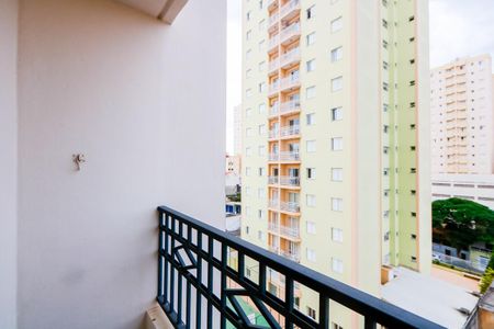 Varanda da sala de apartamento para alugar com 2 quartos, 53m² em Vila Príncipe de Gales, Santo André