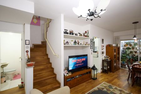 Sala de estar - Sala de jantar  de casa de condomínio à venda com 3 quartos, 95m² em Usina Piratininga, São Paulo