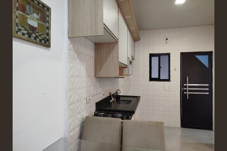 Cozinha de kitnet/studio à venda com 1 quarto, 25m² em Jardim Textil, São Paulo