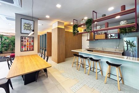 Studio para alugar com 27m², 1 quarto e sem vagasalao de festa