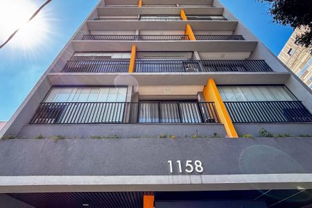 Studio para alugar com 27m², 1 quarto e sem vagafachada do predio