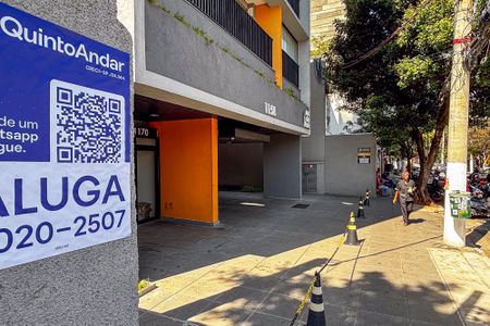 Studio para alugar com 27m², 1 quarto e sem vagafachada do predio