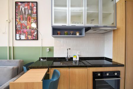 Studio para alugar com 27m², 1 quarto e sem vagacozinha