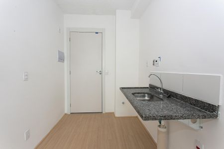 Cozinha de kitnet/studio para alugar com 1 quarto, 24m² em Tatuapé, São Paulo