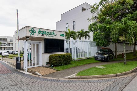 Apartamento para alugar com 123m², 3 quartos e 2 vagasFachada e portaria