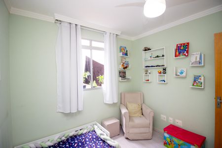 Quarto 2 de apartamento à venda com 2 quartos, 115m² em Chácaras Califórnia, Contagem