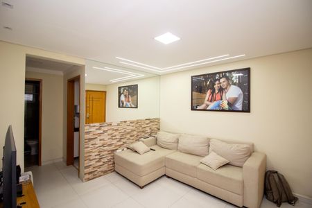 Sala de apartamento à venda com 2 quartos, 115m² em Chácaras Califórnia, Contagem