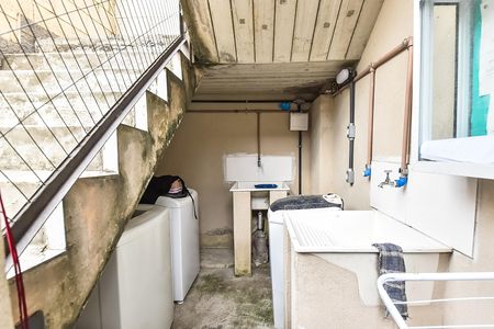 Área comum - Lavanderia de kitnet/studio para alugar com 1 quarto, 15m² em Liberdade, São Paulo