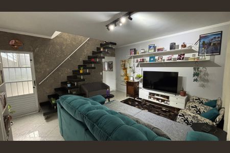 Sala de casa à venda com 3 quartos, 202m² em Parque Novo Oratório, Santo André