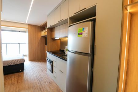 Studio de kitnet/studio para alugar com 1 quarto, 27m² em Santo Amaro, São Paulo
