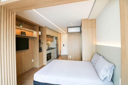 Studio de kitnet/studio para alugar com 1 quarto, 27m² em Santo Amaro, São Paulo