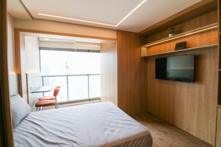 Studio de kitnet/studio para alugar com 1 quarto, 27m² em Santo Amaro, São Paulo