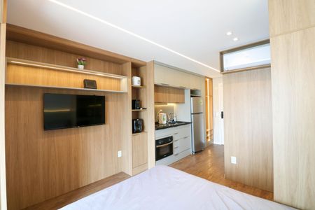Studio de kitnet/studio para alugar com 1 quarto, 27m² em Santo Amaro, São Paulo