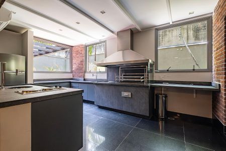 Studio à venda com 78m², 1 quarto e 2 vagasChurrasqueira