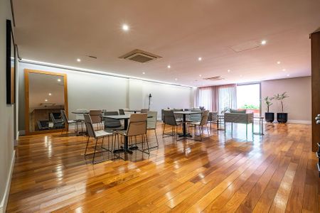 Studio à venda com 78m², 1 quarto e 2 vagasSalão de Festas