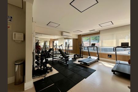Apartamento para alugar com 36m², 1 quarto e 1 vaga Apartamento para alugar com 36m², 1 quarto e 1 vagaÁrea comum - Academia