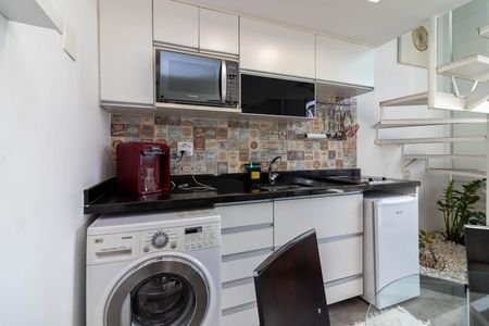 Apartamento para alugar com 60m², 1 quarto e 2 vagasCozinha e Área de Serviço