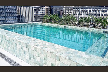 Studio para alugar com 23m², 1 quarto e sem vagaPiscina