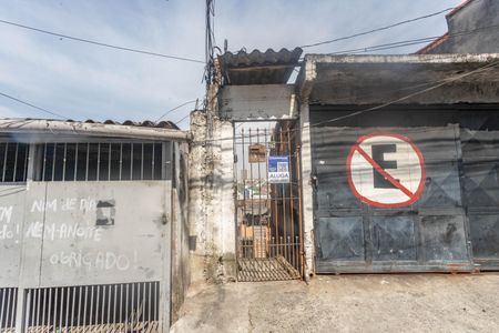 Casa para alugar com 40m², 1 quarto e sem vagaFachada + placa 