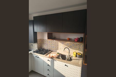 Cozinha de apartamento para alugar com 1 quarto, 33m² em Brás, São Paulo